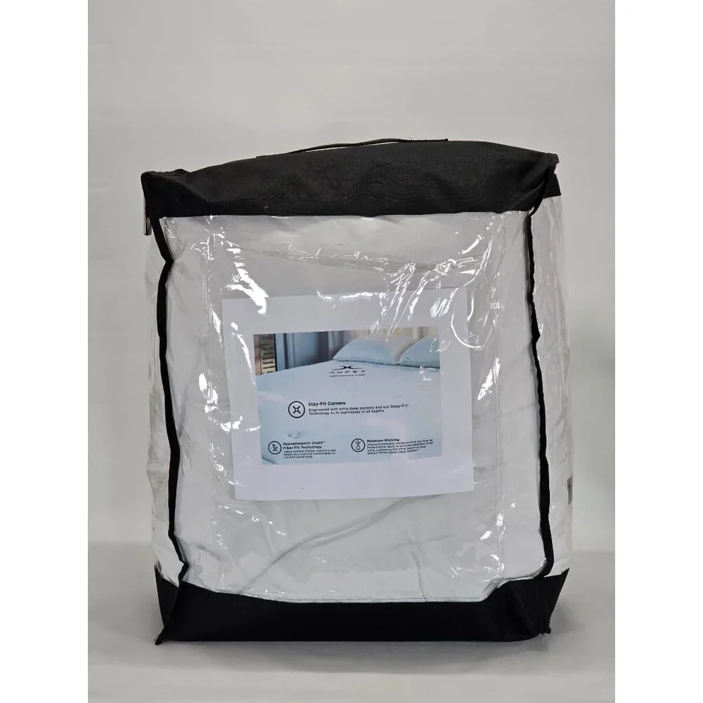 NWT  009 Sheex White Performance Bedding Sleep Tech Mattress Pad Size Twin XL